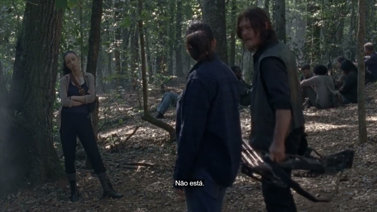 DARYL SE ENFURECE COM TARA AP&Oacute;S DWIGHT IR EMBORA (LEGENDADO) - THE WALKING DEAD | 8x11