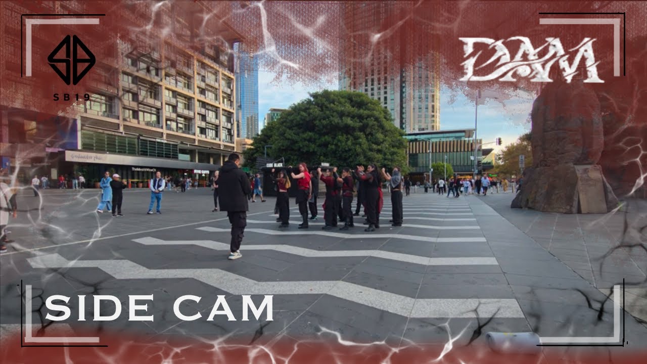 [PPOP IN PUBLIC | SIDE CAM] SB19 - DAM DANCE COVER BY FUS1ON DANCE CREW | AUSTRALIA