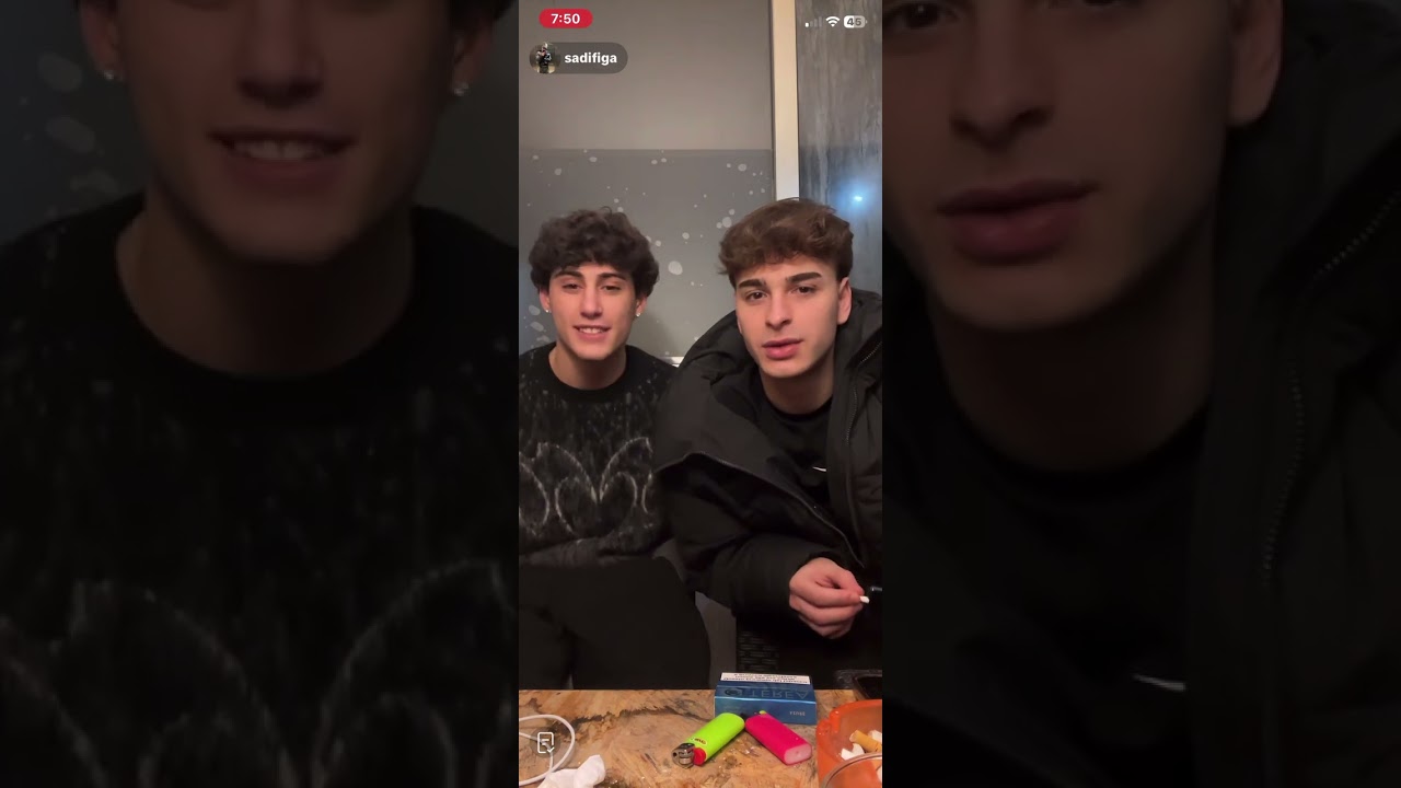 Daniele Bartolini TikTok Live with Friend