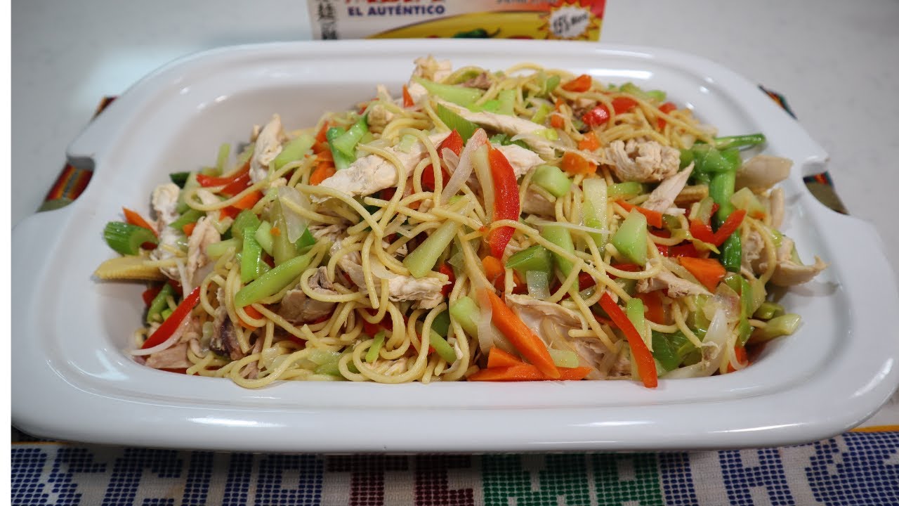 RECETA CHAO MEIN, guatemalteco.