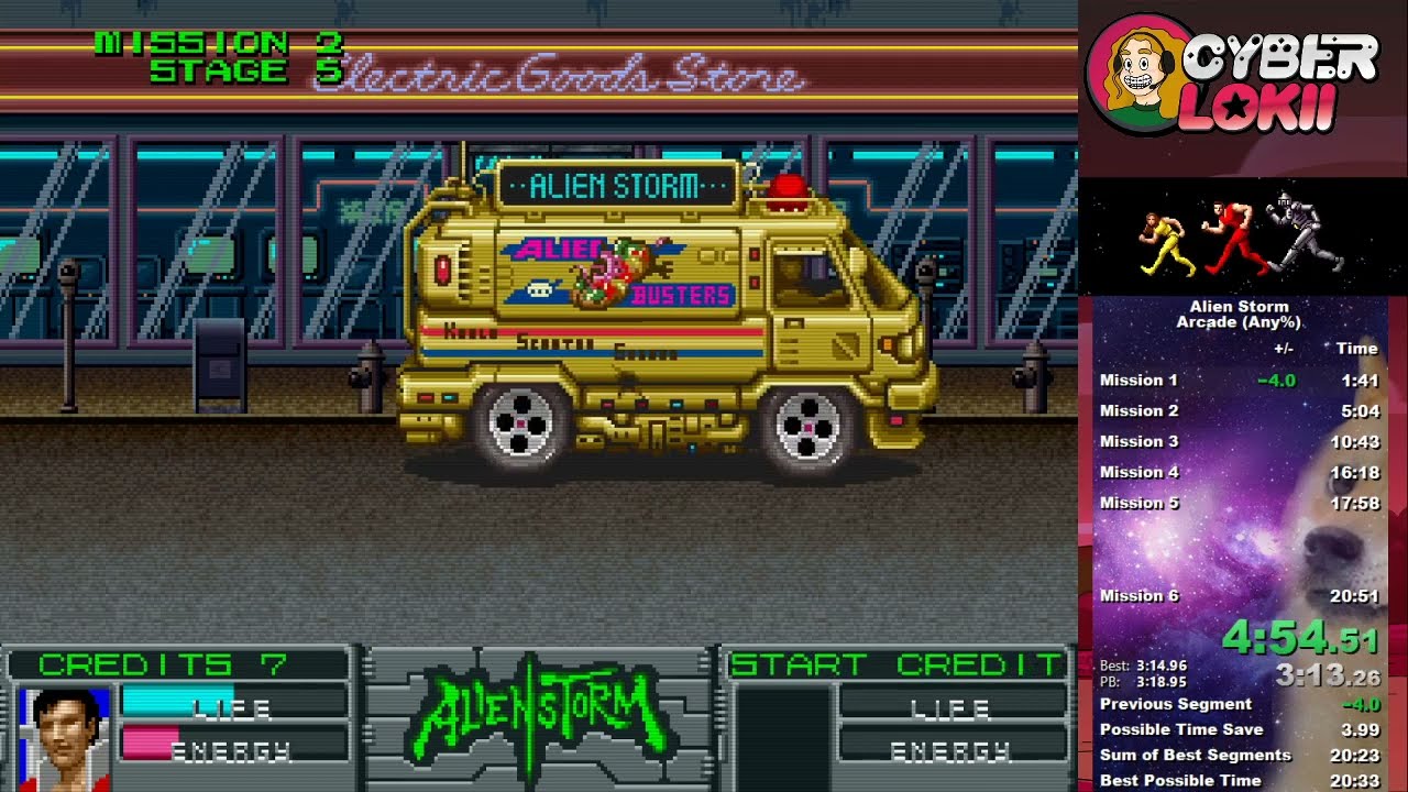 [World Record] Alien Storm (Arcade) | Any% in 20:26