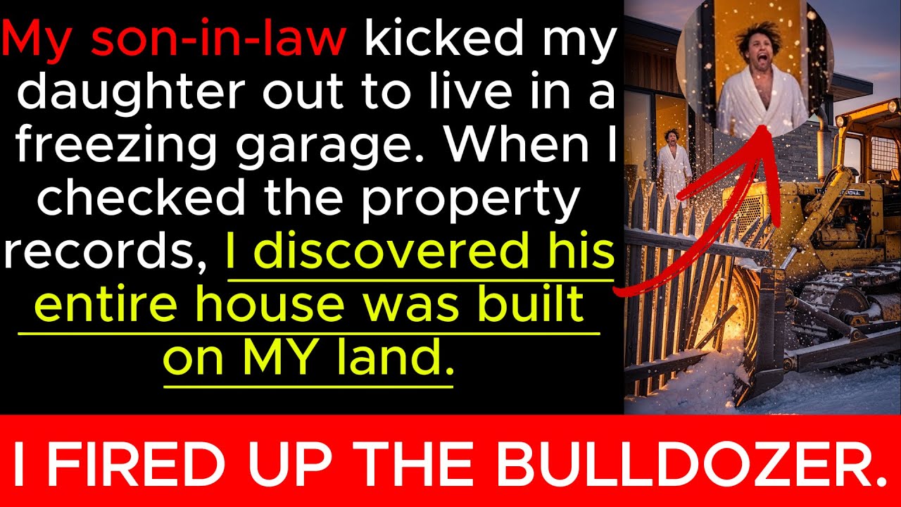 He Made My Daughter Live In A Garage. Property Records Showed His House Was On MY Land - So I Fire..
