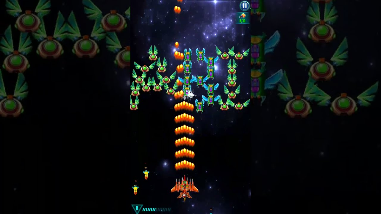 galaxy attack Alien shooter level 109