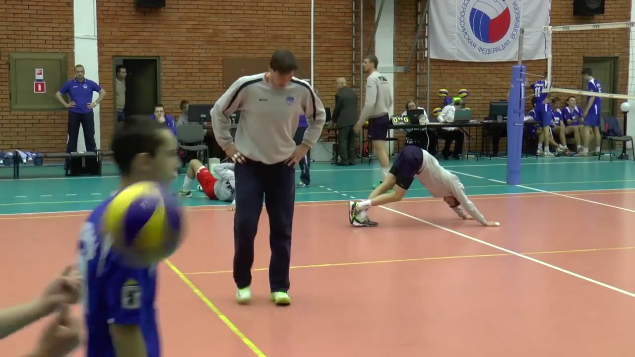 Волейбол суперлига.  Разминка перед игрой