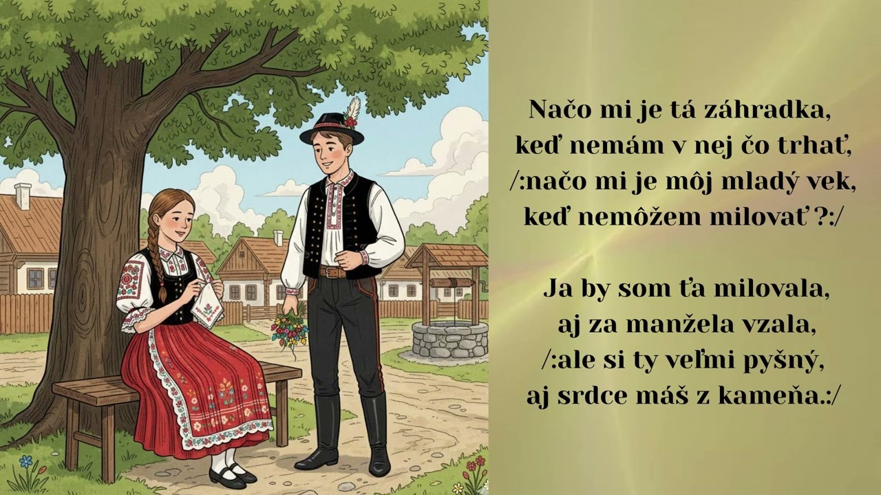 PAĽO ROZKOŠ, Načo mi je tá zahradka, ľudová, Videorohaľ