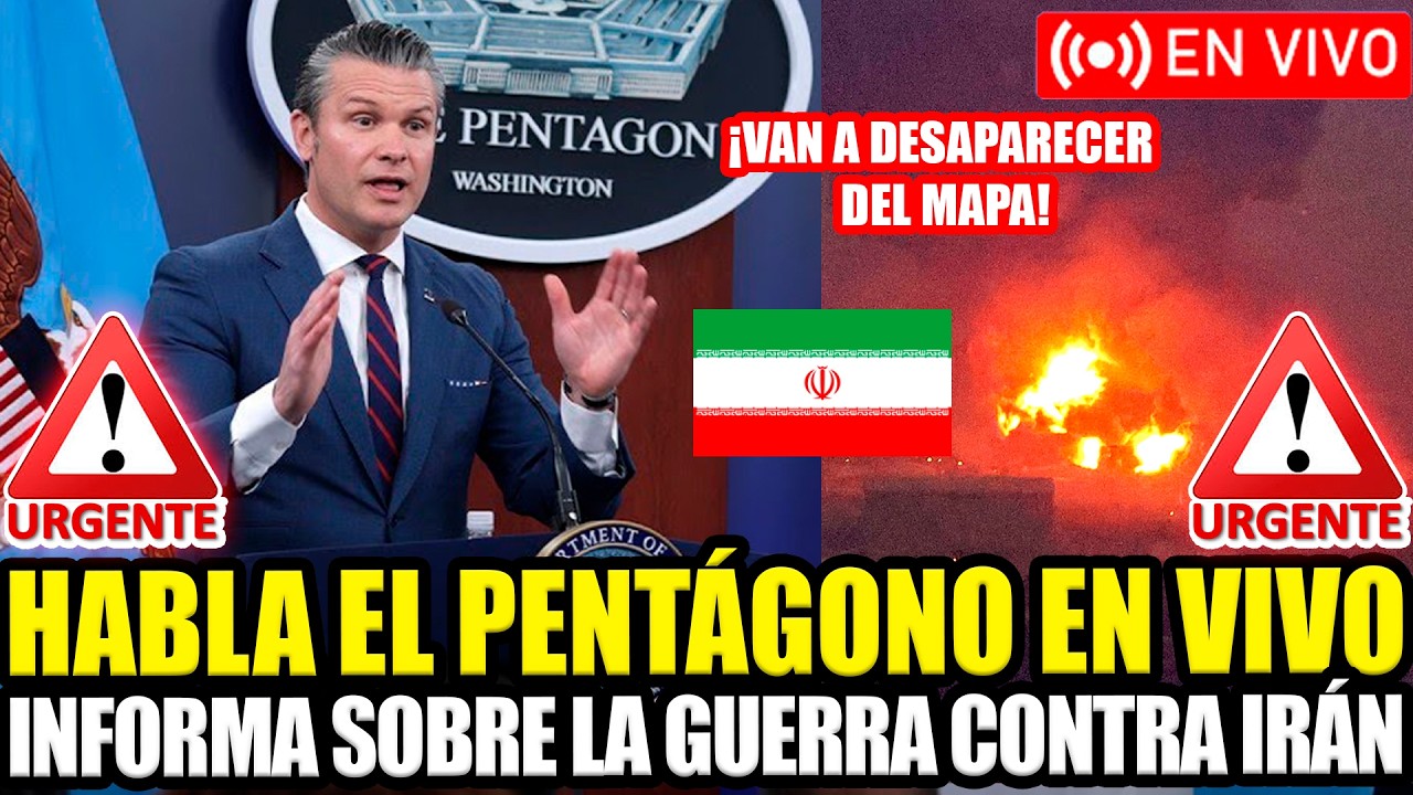 🔴URGENTE EL PENTÁGONO DE TRUMP EN VIVO LE HABLA AL MUNDO ¡DECLARA LA GUERRA A IRÁN! | FRAN FIJAP