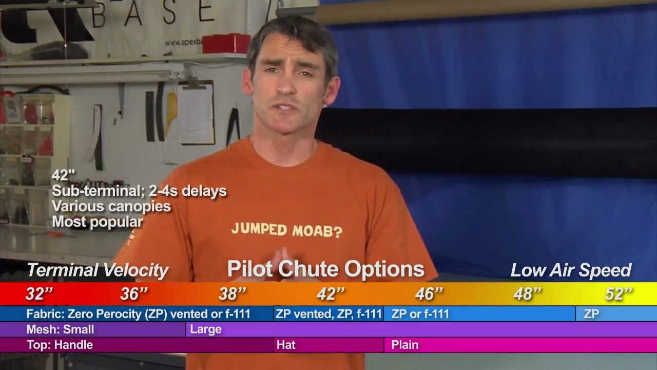 Apex BASE Pilot Chutes