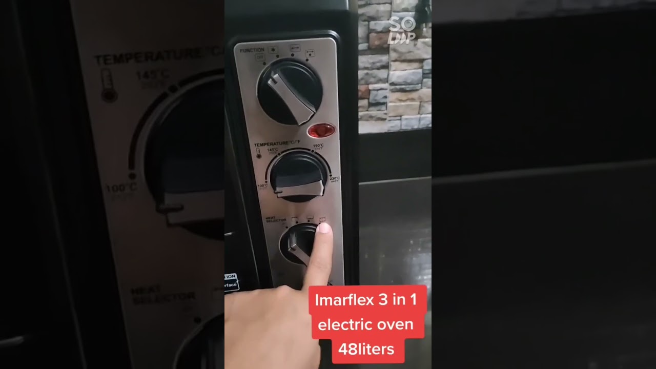 Imarflex Electric Oven 48 Liters/how to use? #shorts #shortsvideo  #shortsfeed