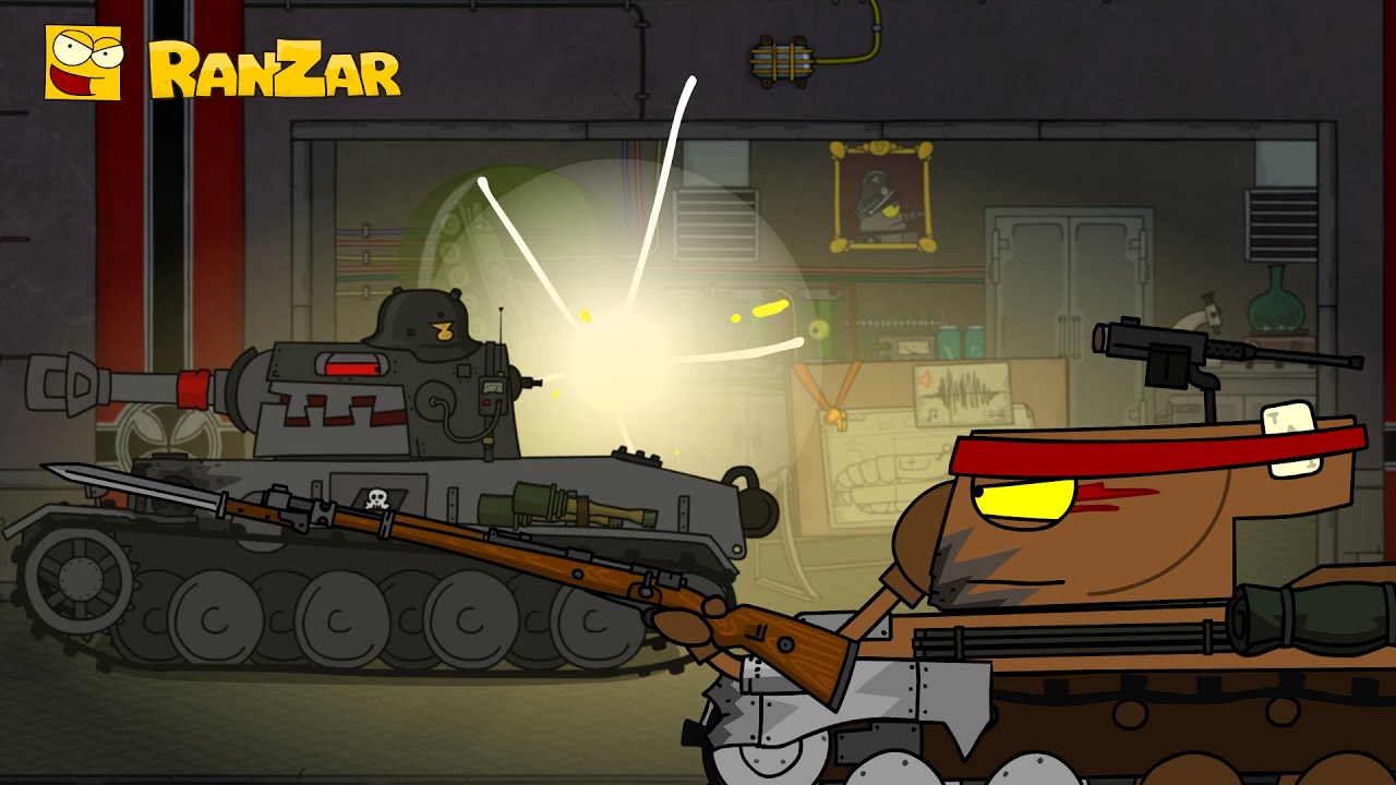 Bunker Reconnaissance Panzer RanZar Cartoons about tanks
