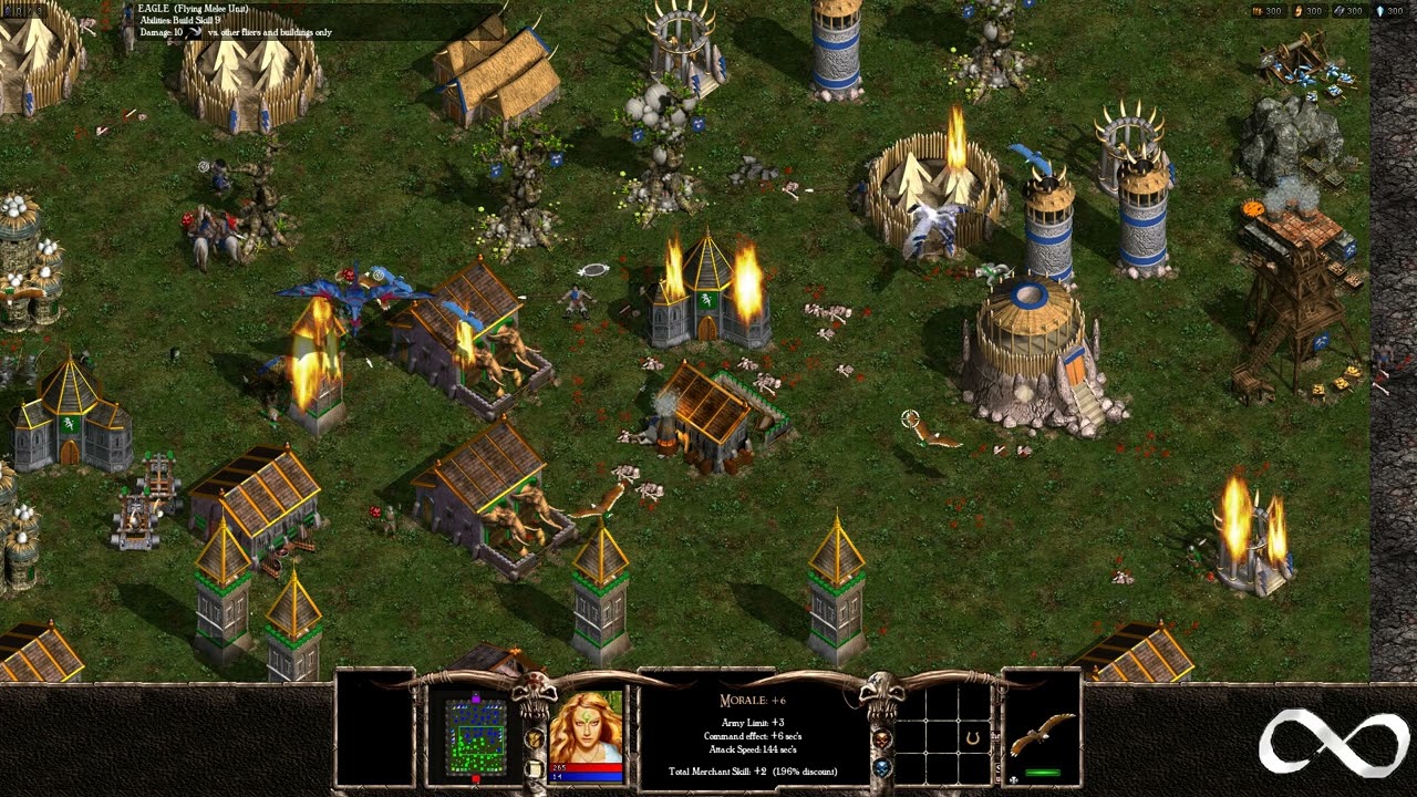 Warlords Battlecry III, AI Battle, Barbarian vs Empire