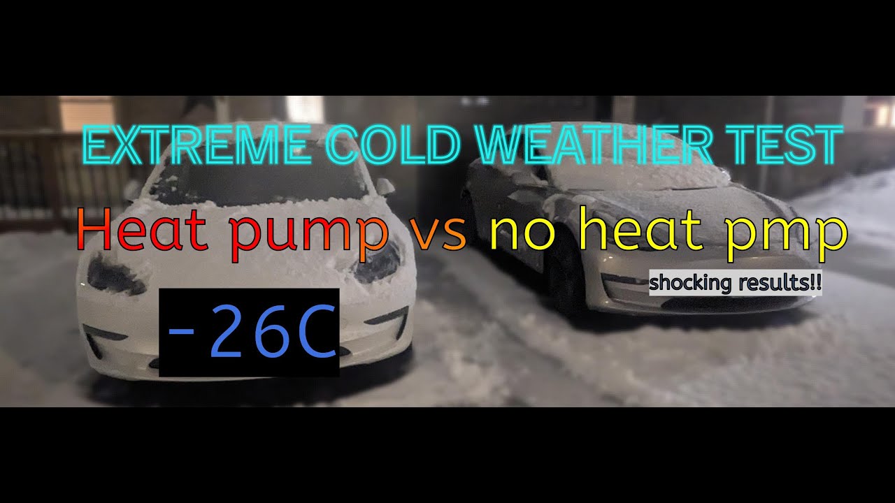 Tesla Model 3 Heat Pump vs Non-Heat Pump In Extreme Cold Weather: Is the difference really that big?