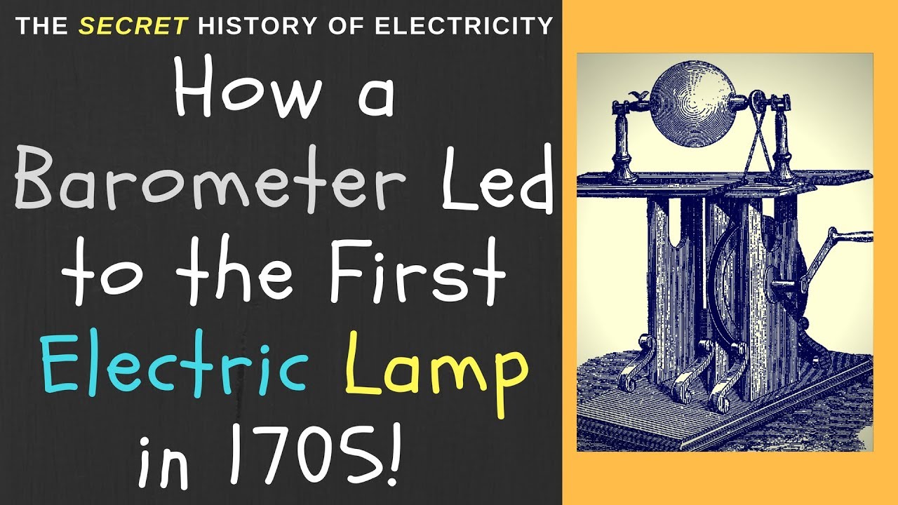How the First Electric Lamp was Created in 1705: & Light a Florescent bulb with Static Electricity