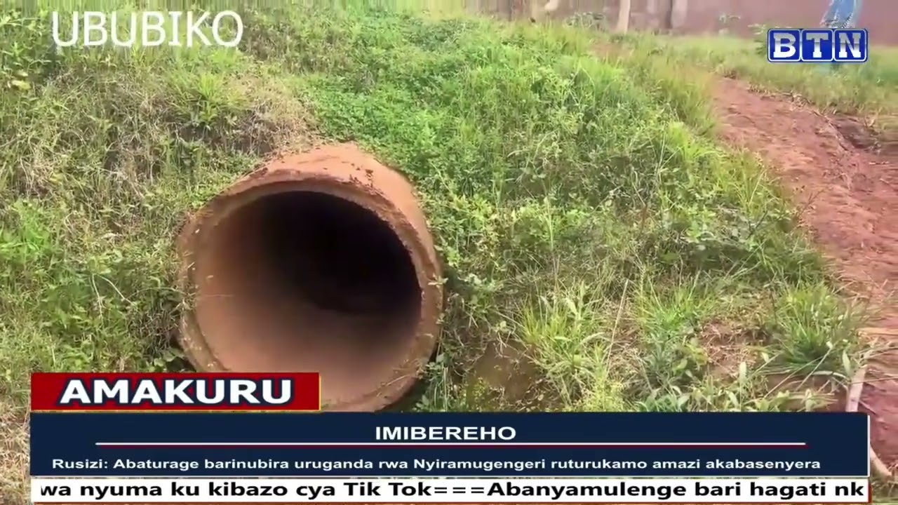 MUSANZE: HATAGIZE IGIKORWA ABASIGAJWE INYUMA N'AMATEKA BATUJWE i NYANGE BASHOBORA GUTWARWA N'AMAZI