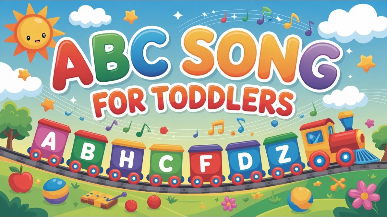 ABC Song for Toddlers 🎵 | Colorful ABC Letter Song for Early English Learning