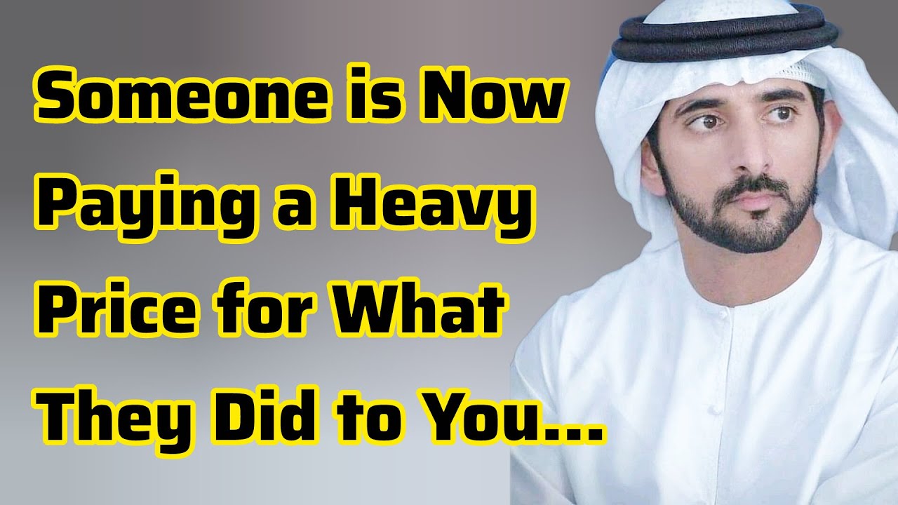 Кто-то теперь платит высокую цену за то, что он сделал с тобой… | Шейх Хамдан | Стихи Фаззы | Fazza