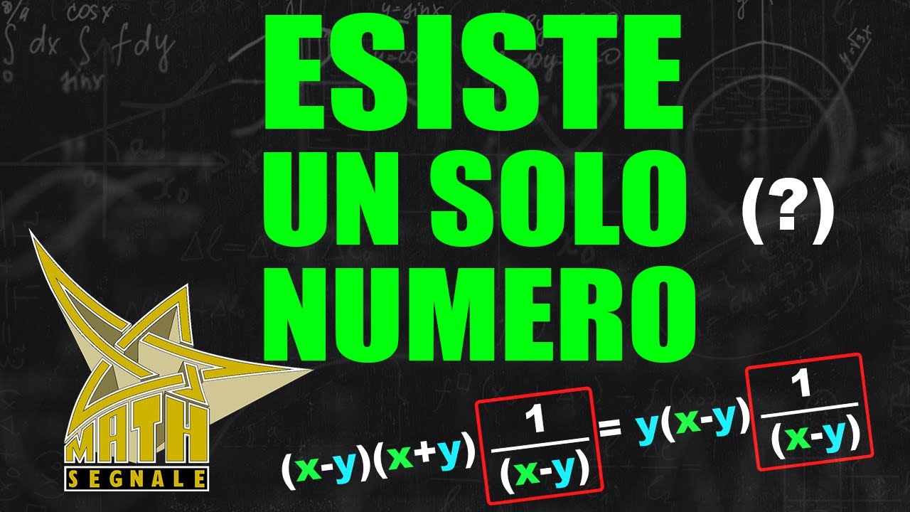 Menzogne matematiche: esiste un solo numero!