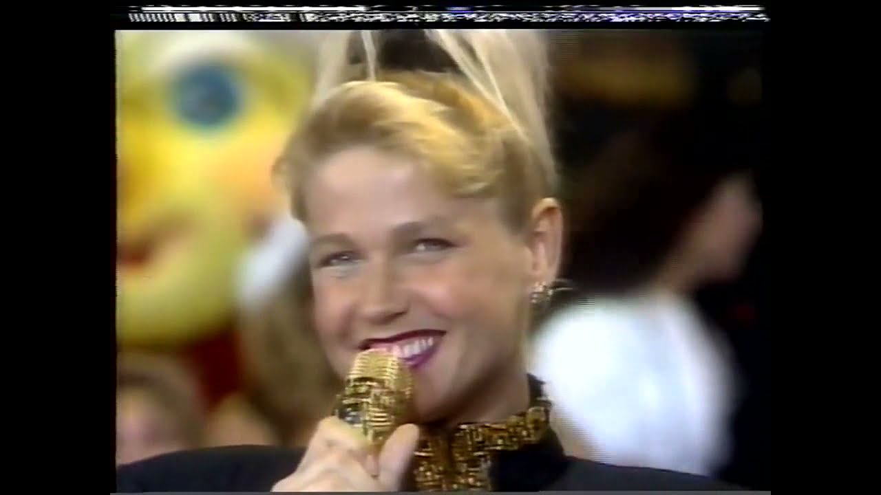 Mara Maravilha no Xou da Xuxa de Natal 25-12-1990