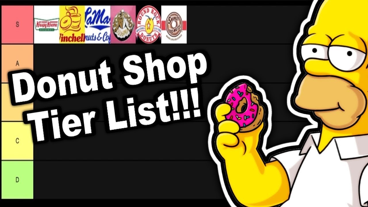 Donut Shop Tier List!!!