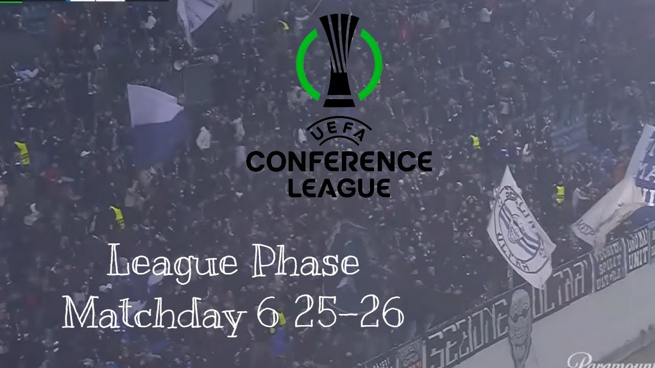 Conference League League Phase Matchday 6 Predictions (25-26)