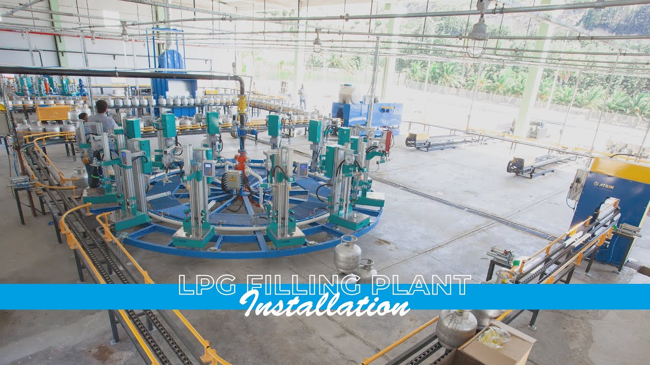 ATILIM - LPG Filling Plant - TIME LAPSE INSTALLATION