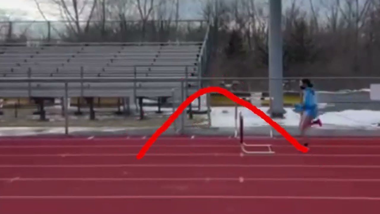 Helping High School Sophomore Hurdler w. 3 Stepping. 