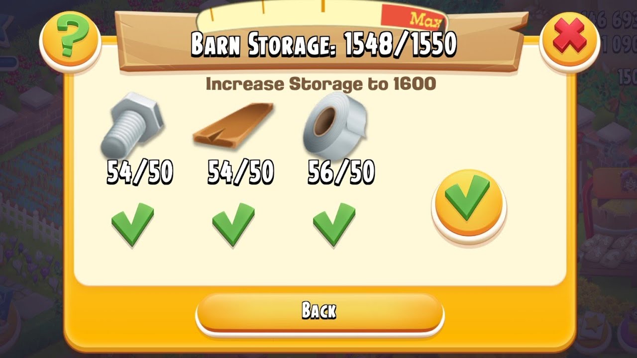 Hay Day Gameplay Level 77 | Upgrade Barn
