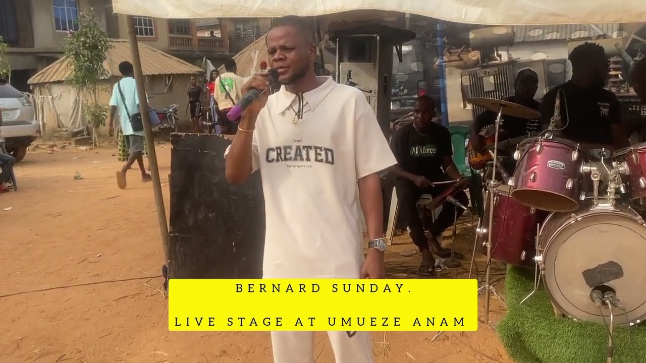Bernard Sunday live stage at IBA NA MMONWU UGOBUEZE UMUANEKE UMUEZE ANAM