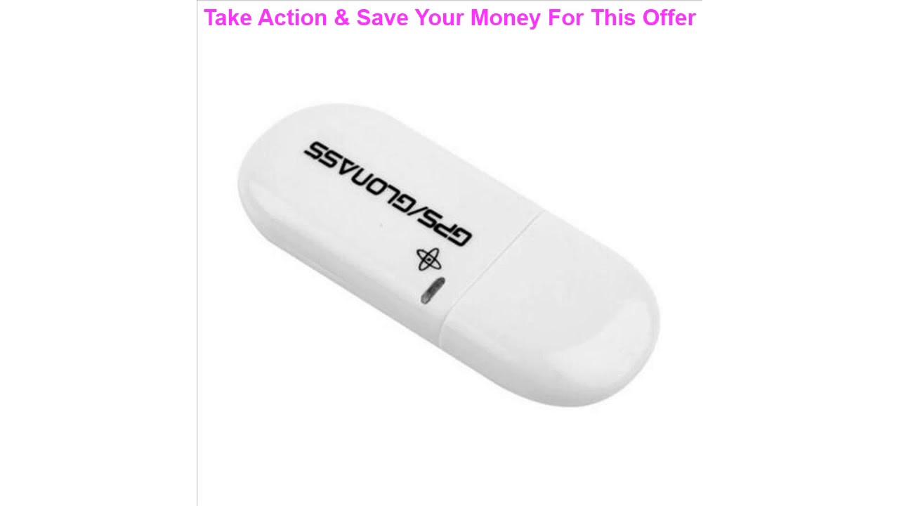 Top Gmouse USB External GPS Receiver Dongle Adapter Antenna Module for Car Vehicle