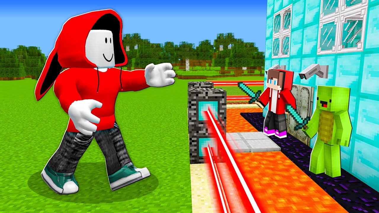 ROBLOX JJ против самого безопасного дома в Minecraft (Maizen Mizen Mazien)