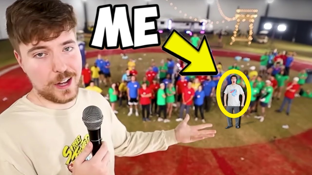 Я пробрался на видео MrBeast, и никто не заметил