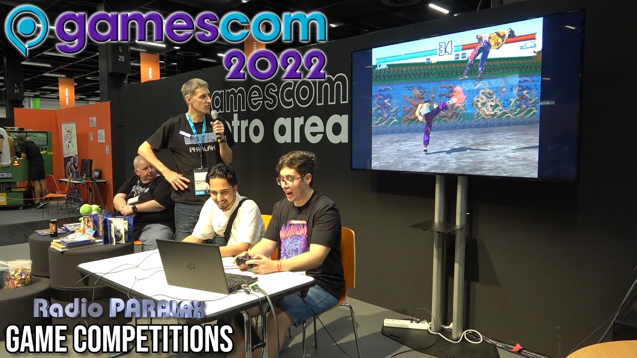 Gamescom 2022 in K&ouml;ln - Best of Radio PARALAX Game Competitions in der Retro Area (Halle 10.2) 🕹️ 🎮