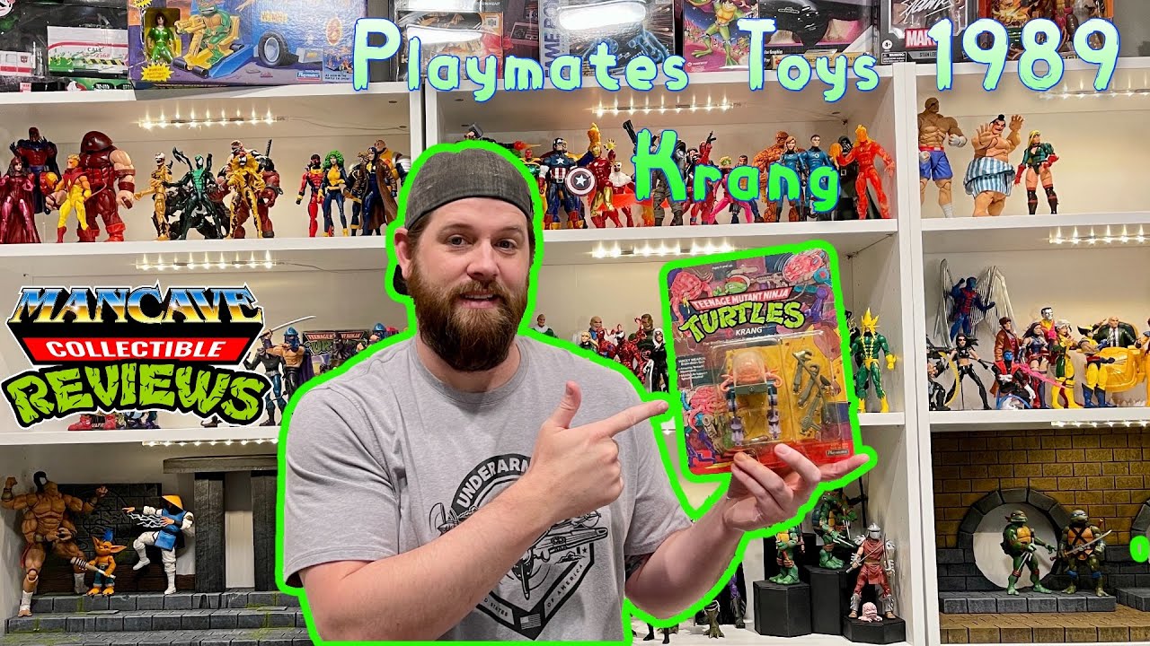 Lets Open a Vintage Teenage Mutant Ninja Turtles Krang Figure from 1989 by Playmates!!!!