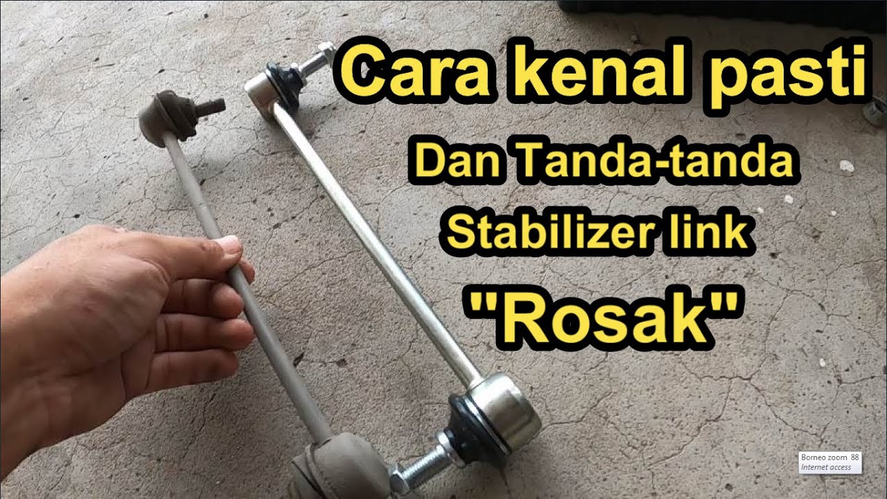 Cara tukar stabilizer link // Tanda-tanda stabilizer link rosak