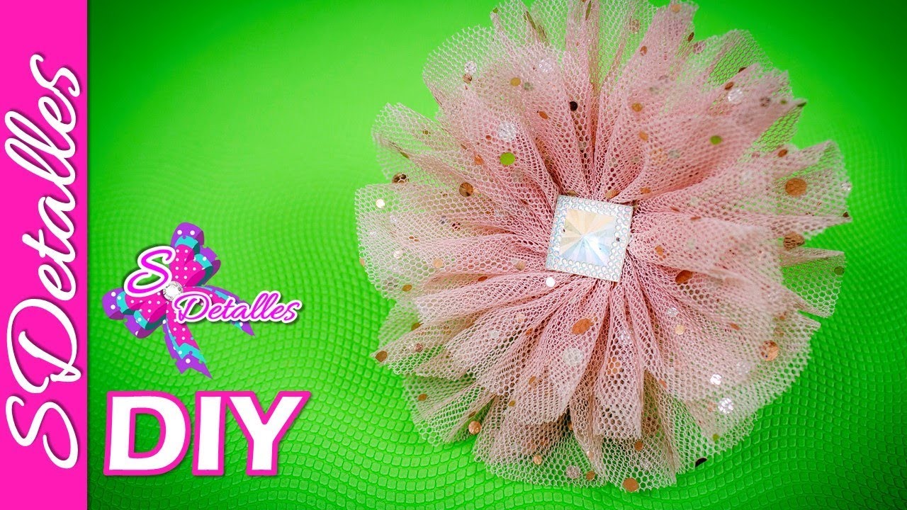 Como hacer flores: Flores de Tul #2 | Video# 69 | SDetalles | DIY