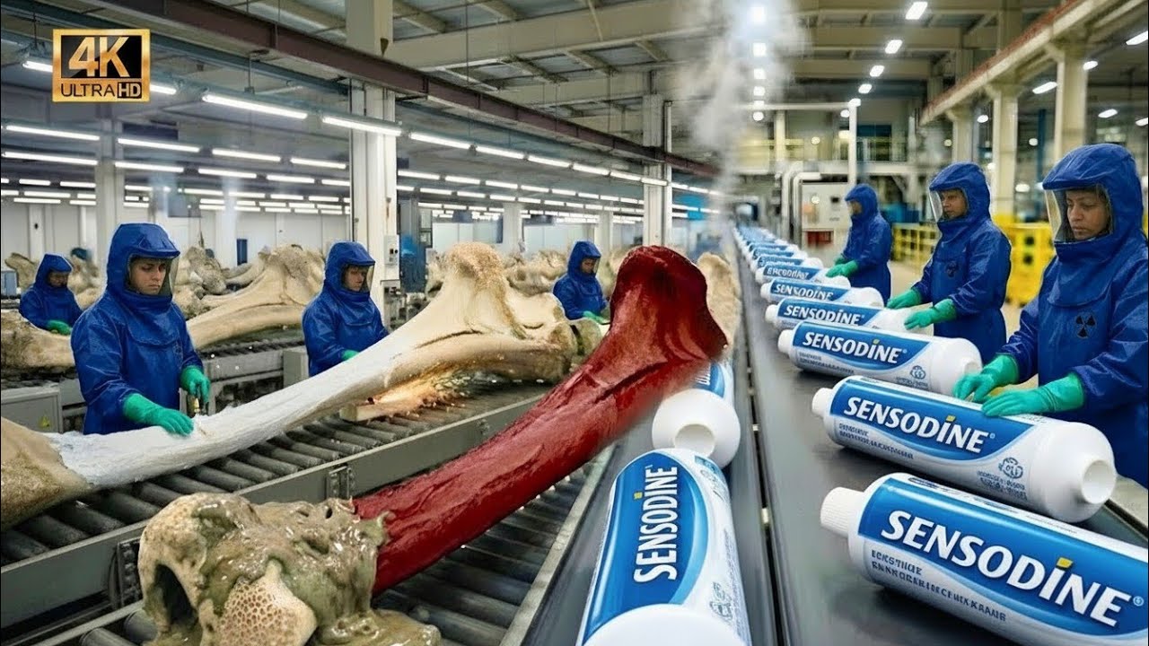 Inside the Factory: The Shocking Truth About Toothpaste & Animal Bones