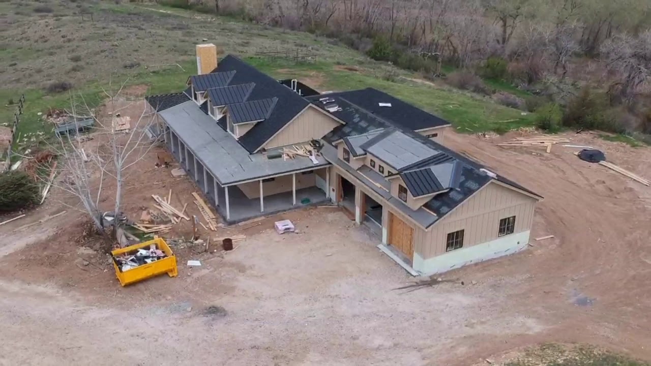 drone footage foothills of loveland CO