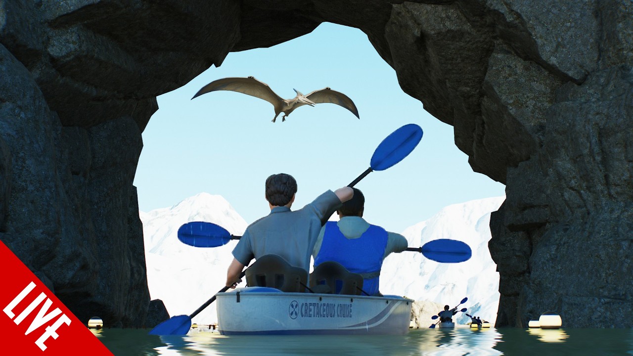 🔲 Cretaceous Cruise Into A Wild Ecosystem | Jurassic World Evolution 3 LIVE