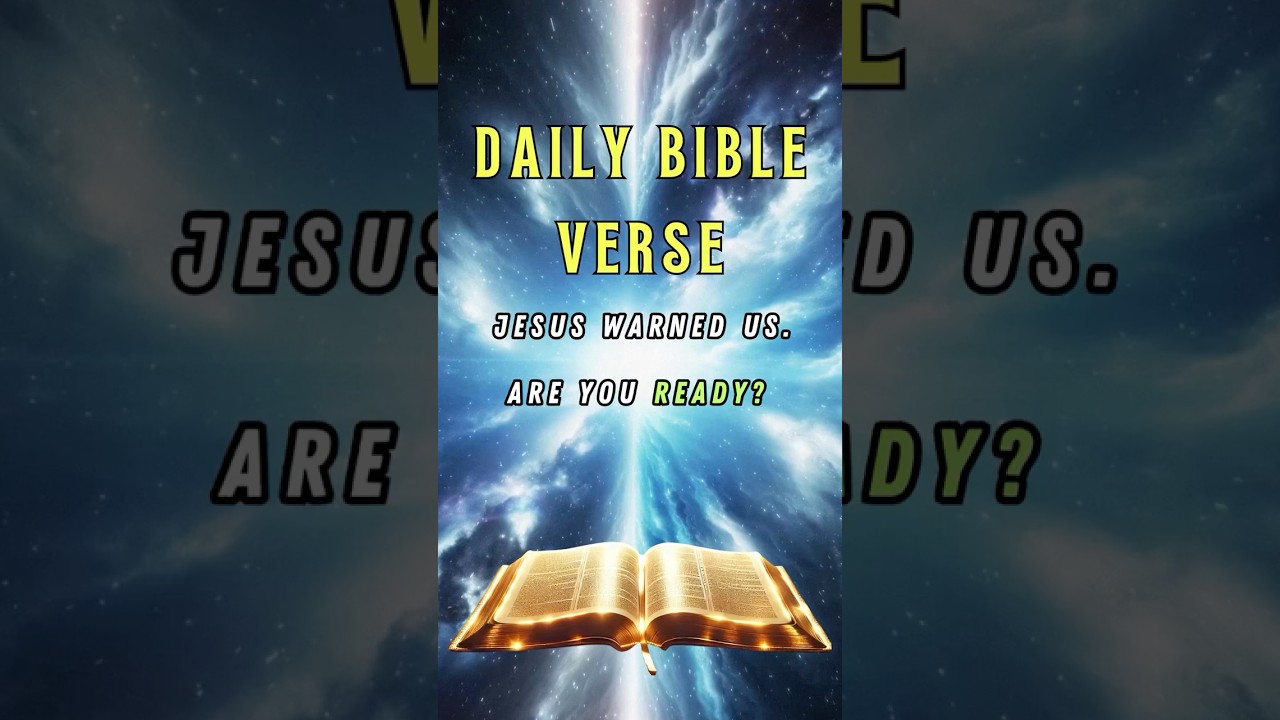 Daily Bible Verse: Jesus Warned Us About the Last Days #Faith #Peace #Hope