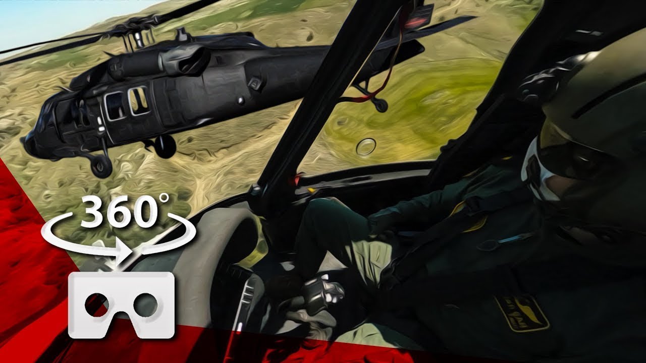 360° Video Cockpit View - Helicopter | Virtual Reality #2