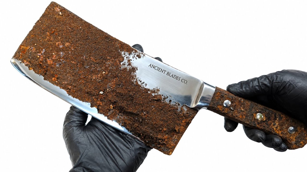 I Restored a Destroyed Rusty Cleaver &mdash; It Can Cut Iron!