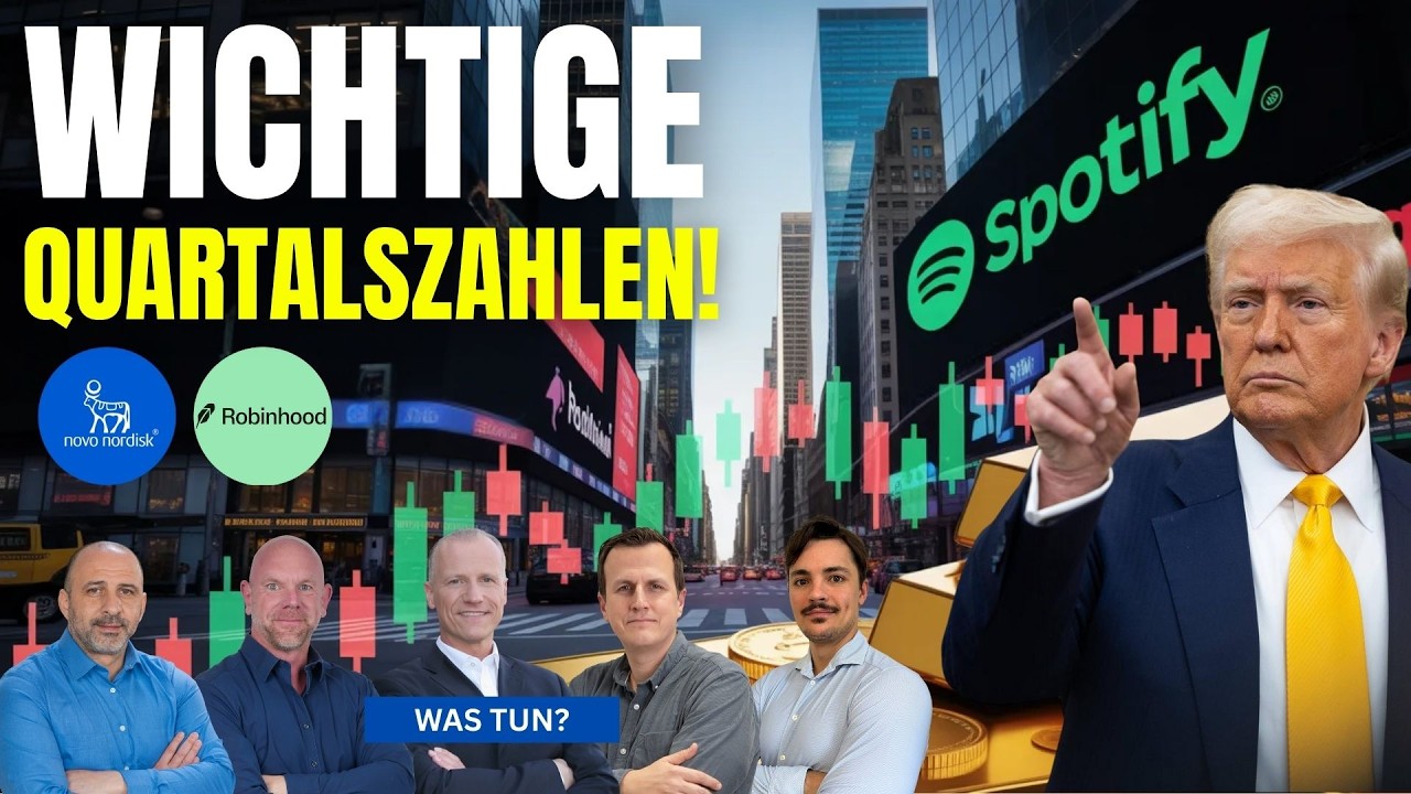 Gold - Bald neues ATH? | Spotify | Novo Nordisk | Robinhood