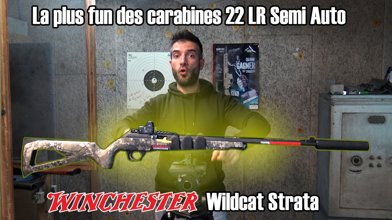 La plus fun des carabines 22 LR Semi Auto, Winchester Wildcat Strata