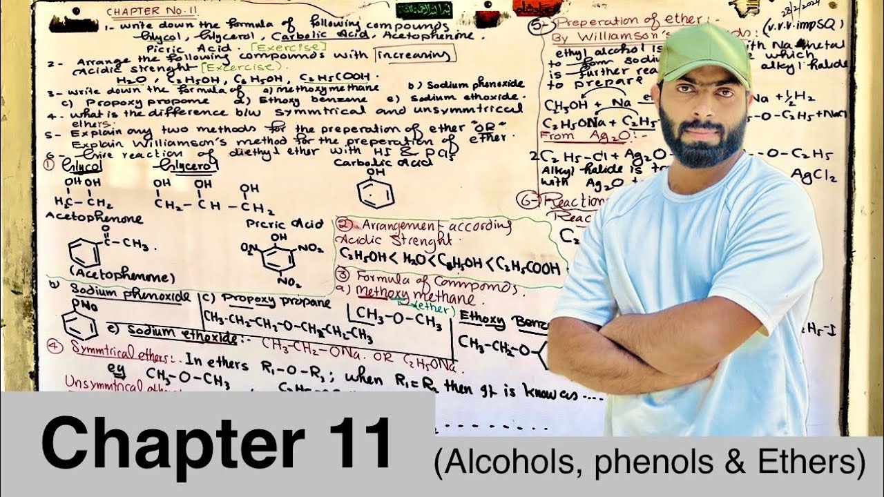Part-5.   Important Short Questions in Chapter 11 || 12th class chemistry