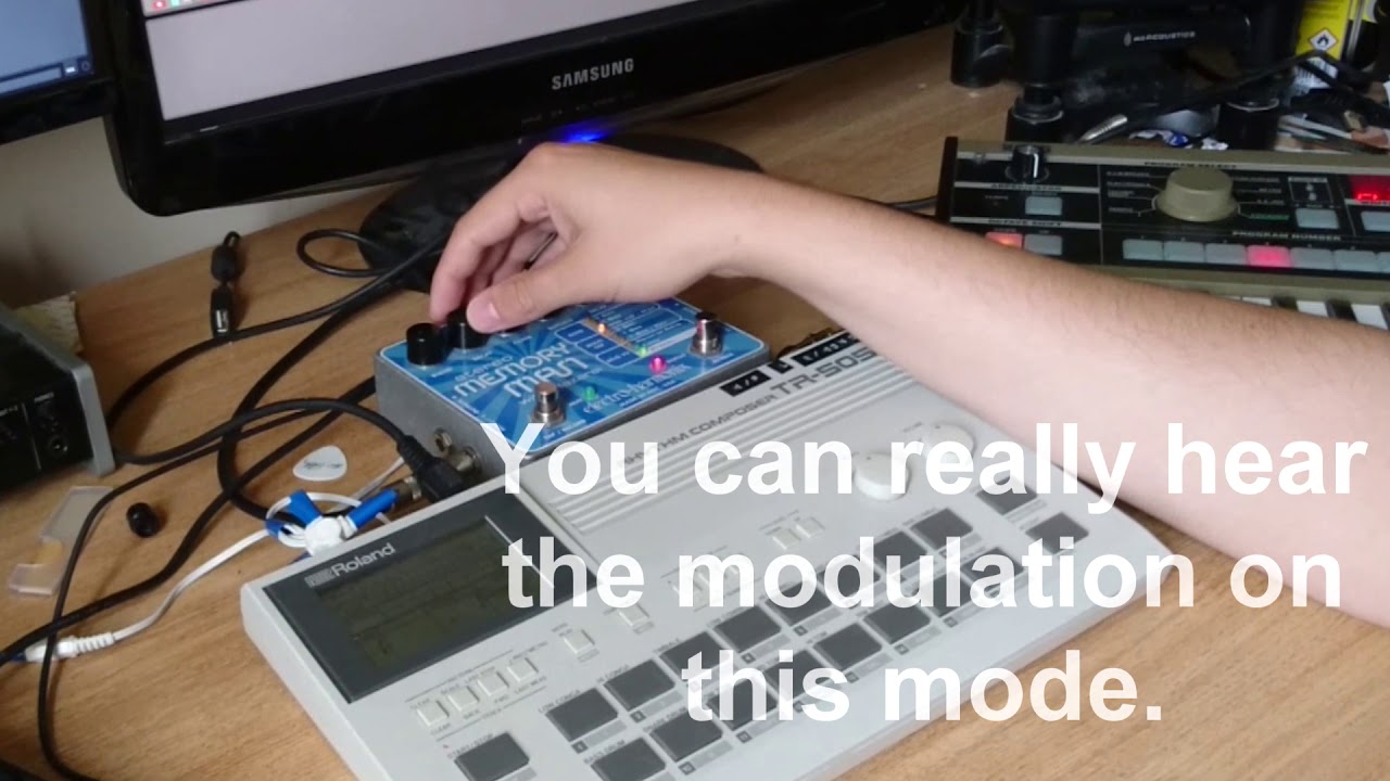 Jamming with my 505! - Roland Tr-505 + Memory Man + MicroKorg