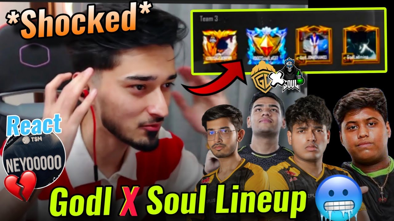 Godl x Soul Lineup💛😅 ~ Jelly Shocked 😳 | Lolzz On Godl Same Group? 🚨 React Neyoo Retirement 🥺TsmEnt