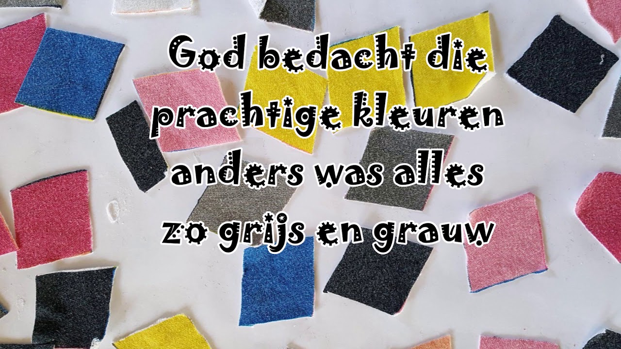 Kleuren kleuren allemaal kleuren