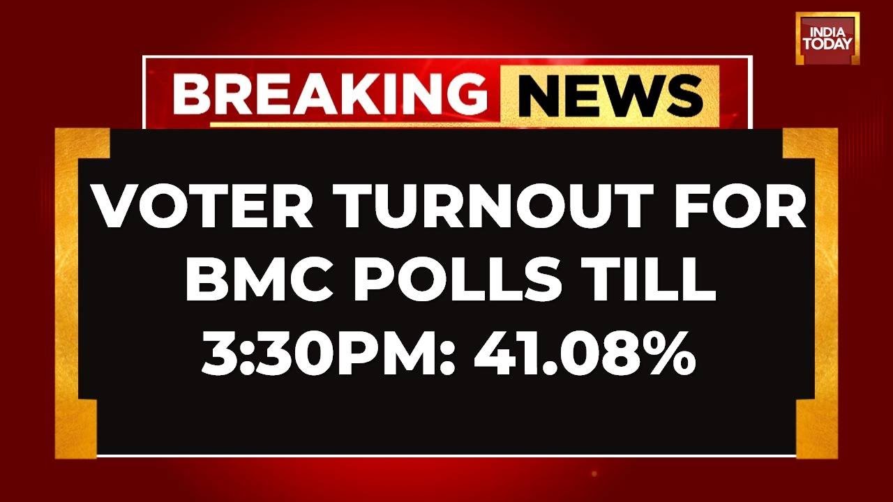 BMC Elections 2026: Mumbai Records 41.08% Voter Turnout Till 3:30 PM In BMC Polls | India Today