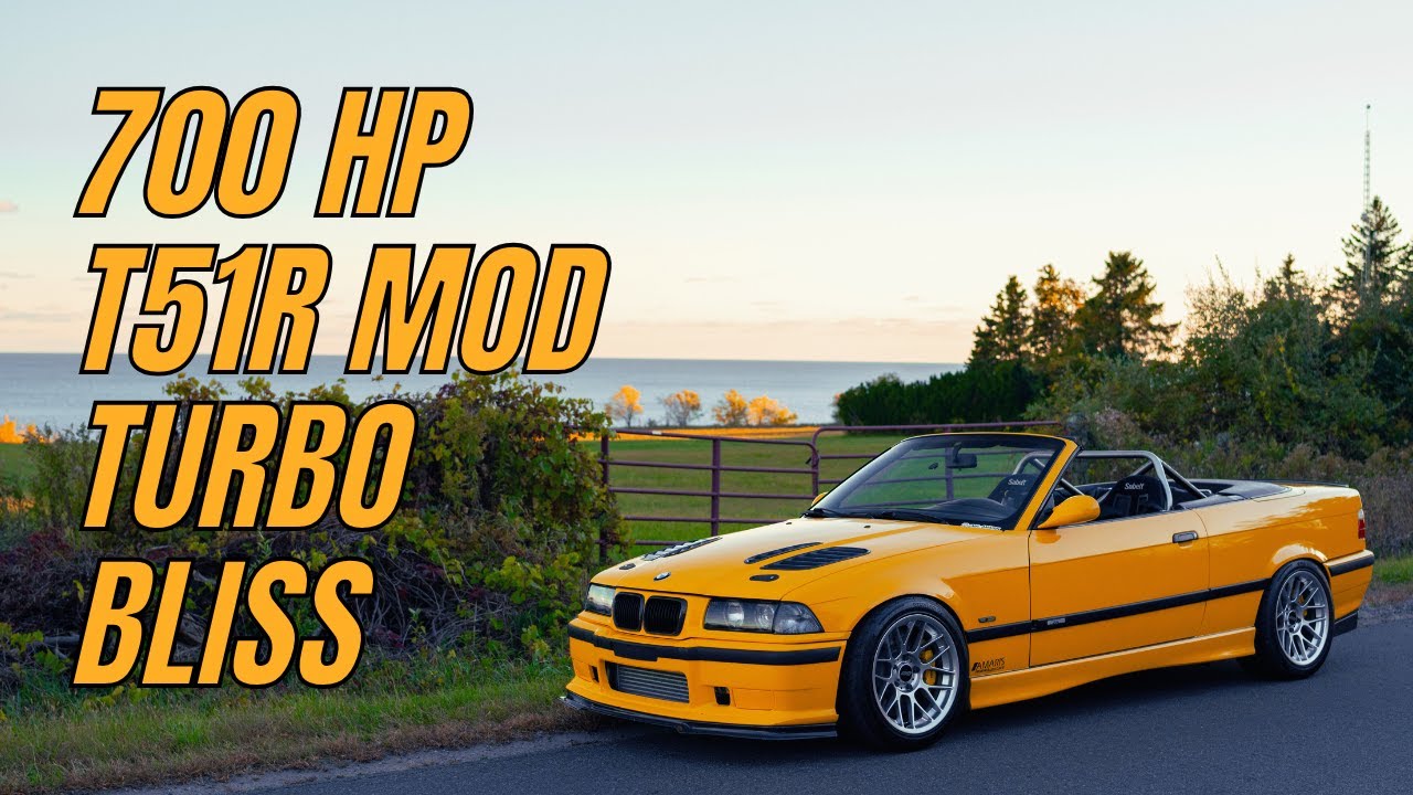 Turbo E36 Backroad Driving Pure Sound!
