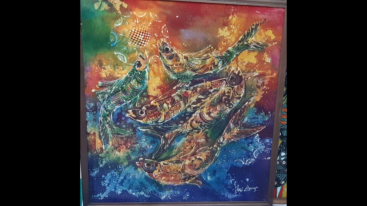 Indonesia Cultural Exploration - Batik Paintings