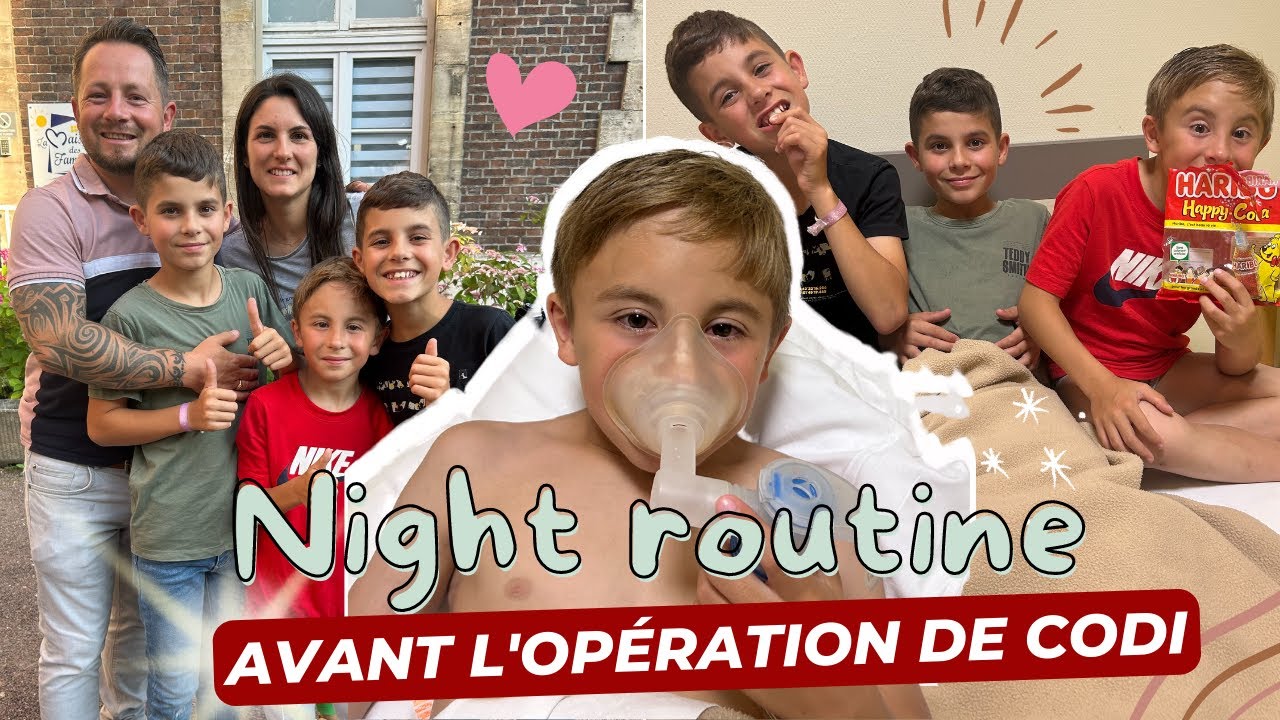 NIGHT ROUTINE À L'HÔPITAL !